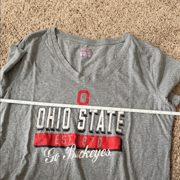 Ohio State Women's Gray Tee - Picture 8 of 10